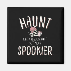 Aunt Shirt Halloween Skeleton Costume Magnet