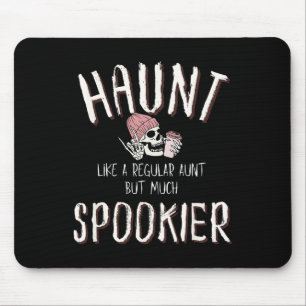 Aunt Shirt Halloween Skeleton Costume  Mouse Mat