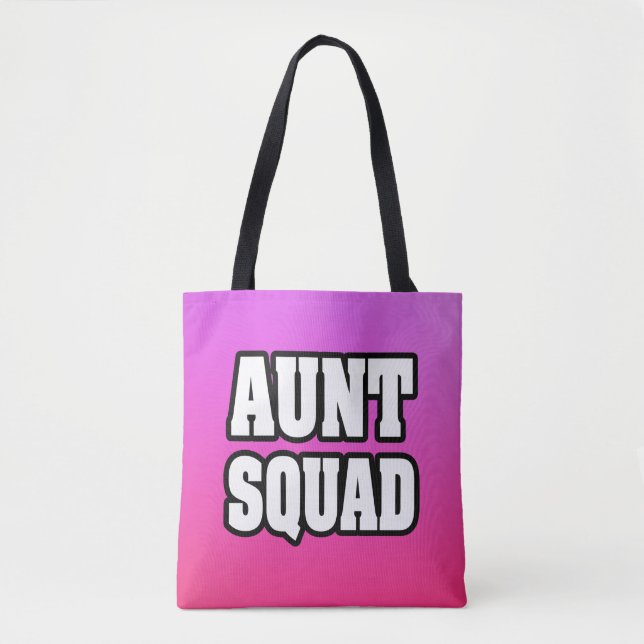 Aunt Squad women's auntie tote bag (Front)