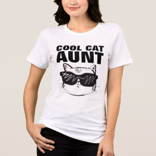 AUNT T-Shirt, COOL CAT Tri-Blend Shirt
