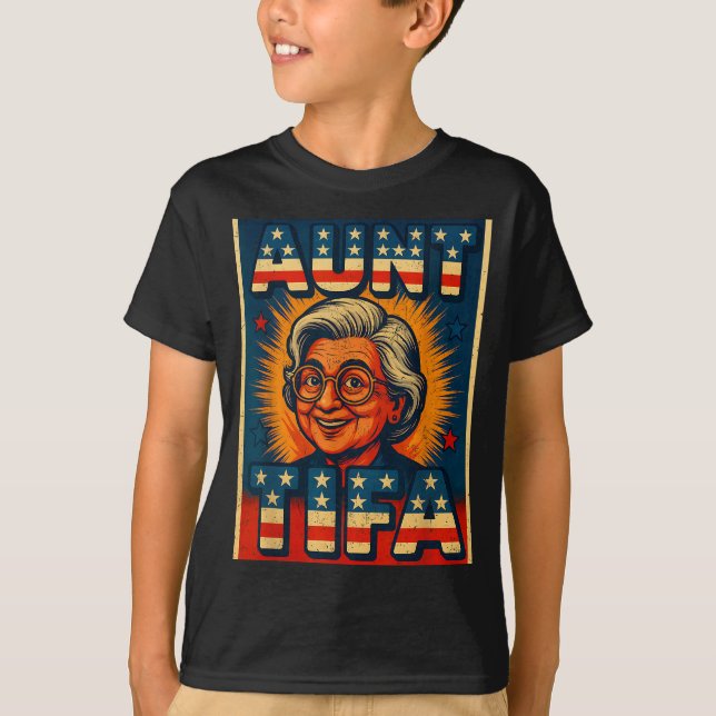 Aunt Tifa Shirt Aunt Tifa Funny Style Ster  (Front)