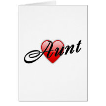 Aunt with Heart Graphic