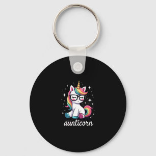 Aunticorn Aunty Dabbing Unicorn Auntie Aunt Christ Key Ring