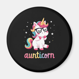 Aunticorn Aunty Dabbing Unicorn Auntie Aunt Christ Magnet