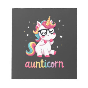 Aunticorn Aunty Dabbing Unicorn Auntie Aunt Christ Notepad