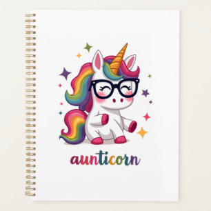 Aunticorn Aunty Dabbing Unicorn Auntie Aunt Christ Planner