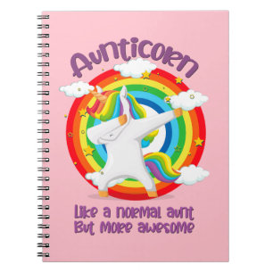 Aunticorn Like A Normal Aunt But More Awesome Notebook