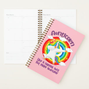 Aunticorn Like A Normal Aunt But More Awesome Planner