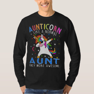 Aunticorn Like An Aunt Only Awesome Dabbing Unicor T-Shirt