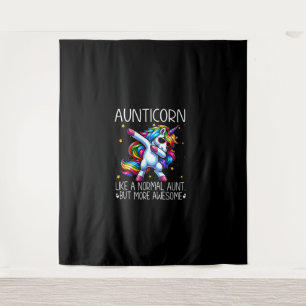Aunticorn Like Normal Aunt But More Awesome Dabbin Tapestry