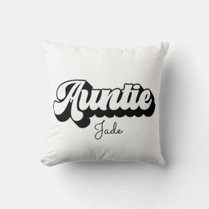 Auntie and Auntie's Bestie Personalised svg Cushion
