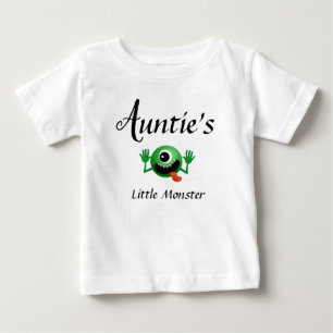 Auntie Baby Clothes Monster Niece Nephew Toddler T-Shirt