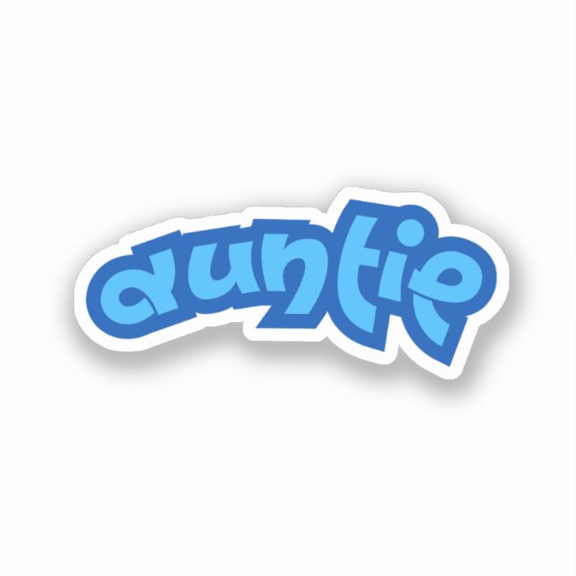 Auntie | Blue Aunt Auntie  (Front)