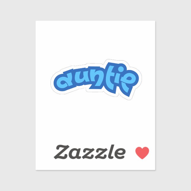 Auntie | Blue Aunt Auntie  (Sheet)