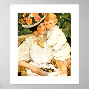 "Auntie" by Jessie Willcox Smith Poster