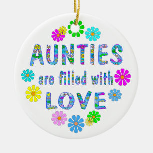 Auntie Ceramic Tree Decoration