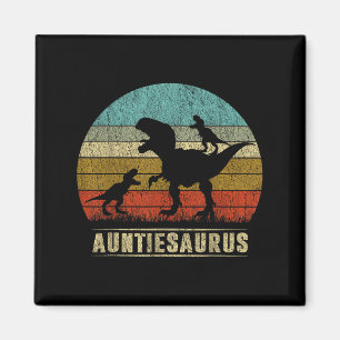 Auntie Dinosaur Auntiesaurus 2 Two Kids Matching C Magnet