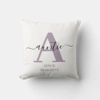 Auntie Elegant Script Monogram