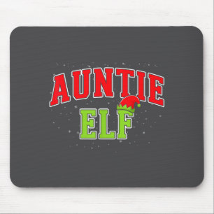 Auntie Elf Christmas Family Matching Group Xmas Si Mouse Mat