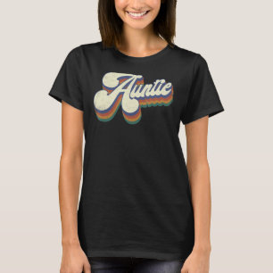 Auntie  For Women Retro Vintage Mother s Day Aunt T-Shirt