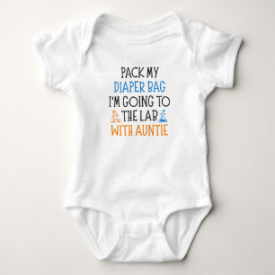 Auntie Funny Baby Science Saying Bodysuit