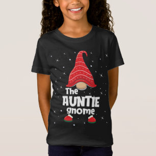 Auntie Gnome Family Matching Christmas Funny Gift T-Shirt