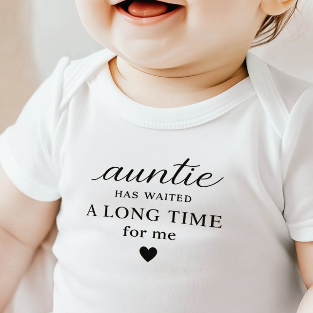 Auntie Has Waited Baby Bodysuit Gift (Creator Uploaded)