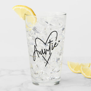 Auntie Heart   Gifts for Aunt   Glass