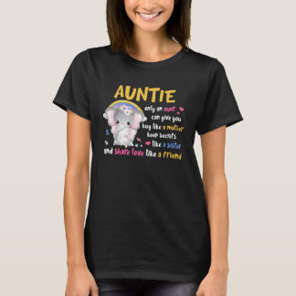 Auntie Hug Like A Mother Keeps Secrets Like A Sis T-Shirt