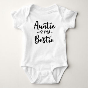 Auntie Is My Bestie Baby Bodysuit