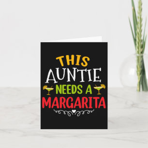 Auntie Margarita Cinco De Mayo Sombrero Aunties Fu Card