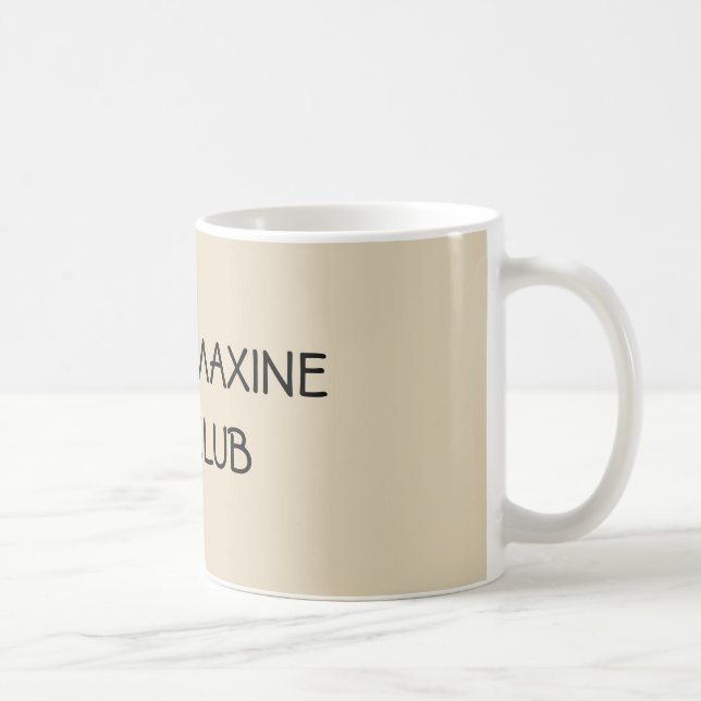 AUNTIE MAXINE FAN CLUB COFFEE MUG (Right)