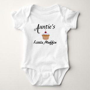 Auntie Newborn Little Muffin Niece Nephew Cute Baby Bodysuit