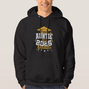 Auntie of a 2025 Graduate Class Senior Graduation Hoodie