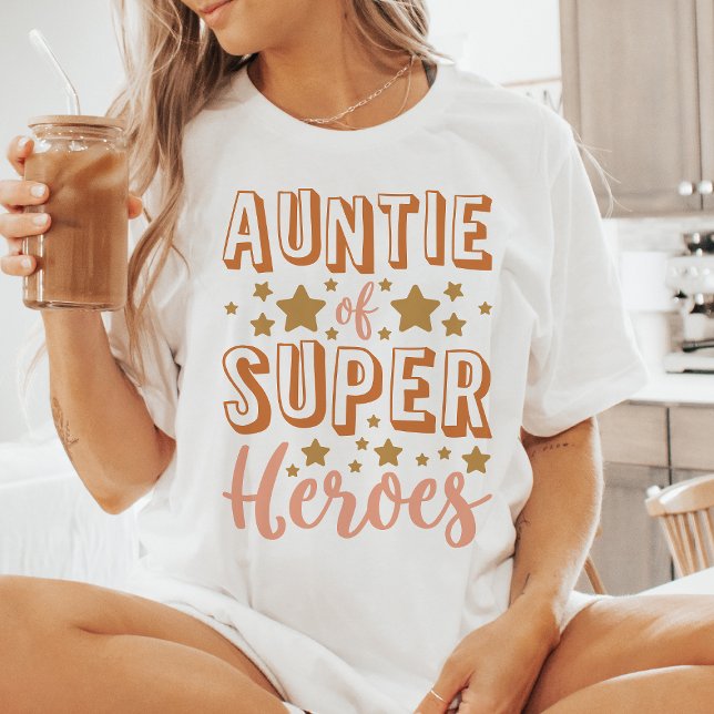 Auntie of Superheroes T-Shirt (Creator Uploaded)