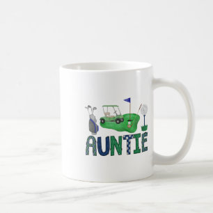 Auntie Of The Birthday Boy Hole In One Golf Sport Coffee Mug