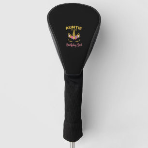 Auntie Of The Birthday Girl Unicorn Family Matchin Golf Head Cover