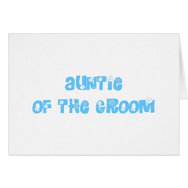 Auntie of the Groom (Front Horizontal)