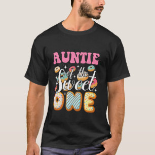 Auntie Of The Sweet One First Birthday Doughnut Pa T-Shirt