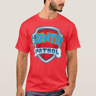 Auntie Patrol Funny Dog Patrol Mum, Dad For Men Wo T-Shirt