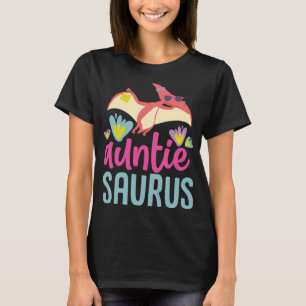 Auntie Saurus Rex Funny Dinosaur Women Aunt T-Shirt