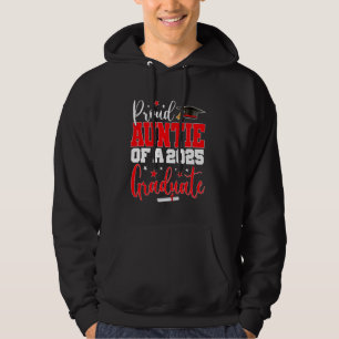 Auntie Senior 2025 Proud Auntie Of A Class Of 2025 Hoodie
