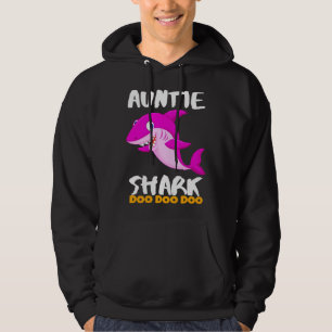 Auntie Shark  Last Minute Hoodie