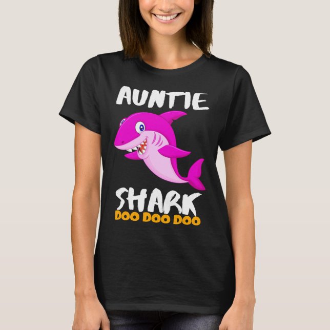 Auntie Shark  Last Minute T-Shirt (Front)