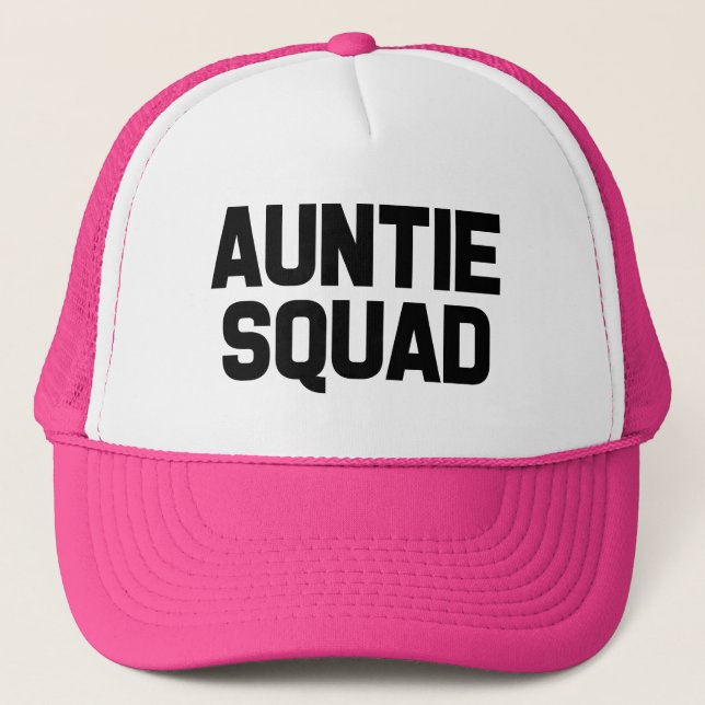 Auntie Squad funny women's hat (Front)