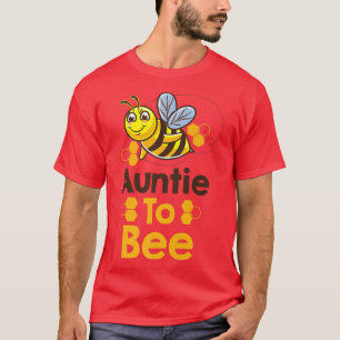 Auntie To Bee Gender Reveal T-Shirt