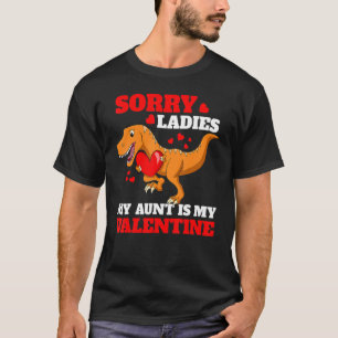 Auntie Valentines Day For Aunt Is My Valentine Tod T-Shirt