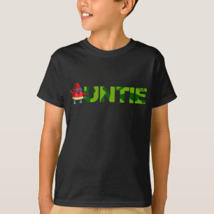 Auntie Watermelon Summer Tropical Fruit T-Shirt