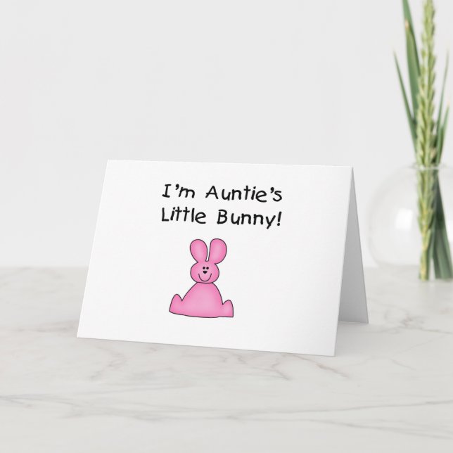 auntiebunnypink holiday card (Front)