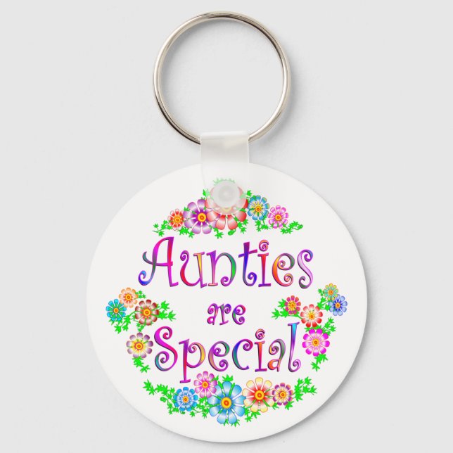 AUNTIES are Special Key Ring (Front)
